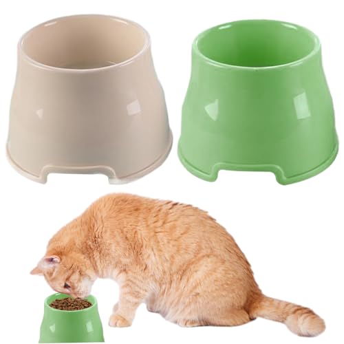 2 pezzi di ciotole per cani elevate, ciotola per cani auricolari lunghi non slip per cane ad alta capacità Container per cocker spaniels, beagle e razze dalle orecchie lunghe