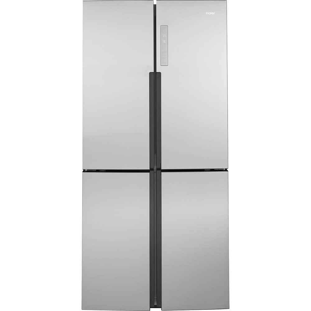 Haier QHE16HYPFS 16.4 Cu. Ft. Stainless 4-Door Refrigerator | Fridge.com