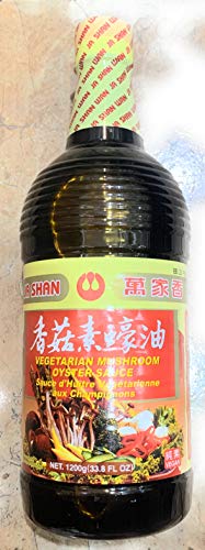 Wanjashan Vegetarian Mushroom Oyster Sauce 香菇素蠔油 1200g x 2 bottles