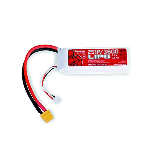 Preisvergleich Produktbild 78136.2 - Graupner Power Pack LiPo 2 / 3600 7,4 V 40C XT60