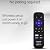 Ceybo Original Remote Control for Philips Roku TV with Netflix, Paramount, HBO Max & Apple TV 3026000066"", Black