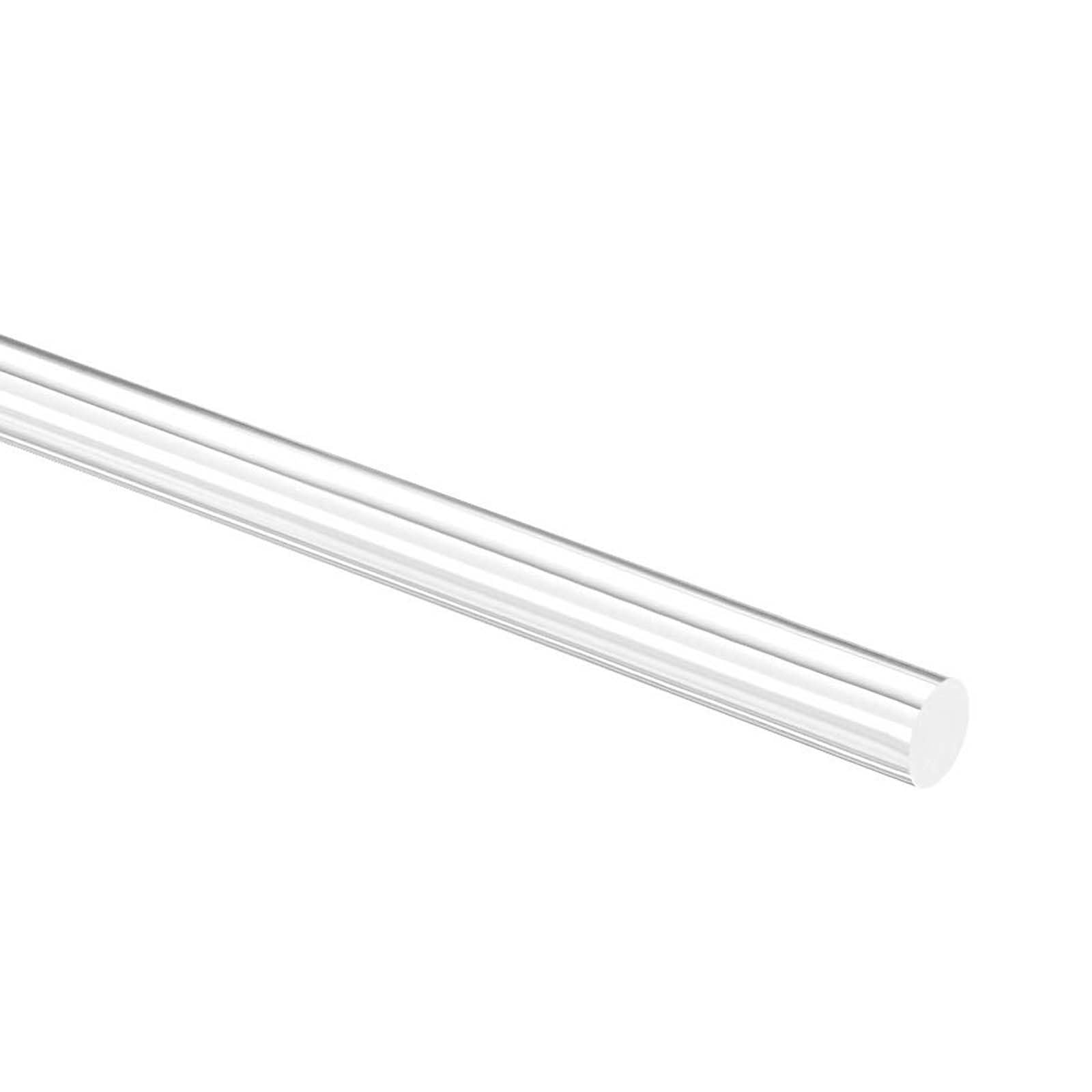LKLNCXC Plastic rod Acrylic Solid Round Rod, DIY Model Material Length 500Mm Diameter 60-80Mm for Making, And Various Projects(Diameter 80mm)