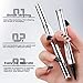 HOSAILY Microblading Eyebrow&Lower Eyelash Pen with Two Micro-Fork Tipped Waterproof Long Lasting Smudge Proof Magical Upgraded Liquid Brow Pencil Natural Hair-Like Eyebrow Makeup#2Dark Brown