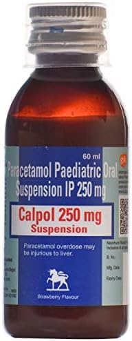 Calpol 250mg - Bottle of 60 ml Suspension