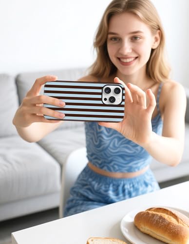 Coque iPhone 14 Pro MagSafe à rayures chic en TPU souple - 7