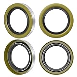 SAQXK 4pcs Grease Seals 010-019-00 Trailer Axle Hub Wheel 1.719''I.D x 2.565''O.D for Dexter 01001900 (10-19) Transcom 171255TB National 473336, 3500 lbs #84 Spindle E-Z Lube Axles