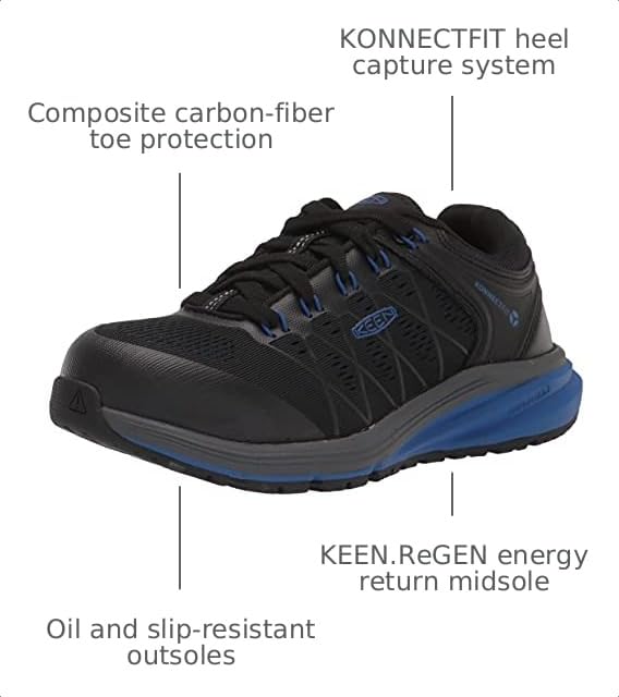 Image of KEEN Utility Women's Vista Energy Low Height Sneakers Composite Toe Industrial Work Shoes