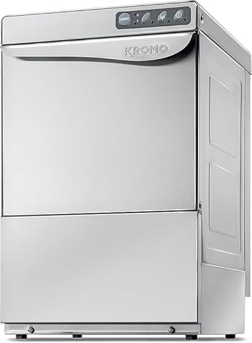 MBH - Lavabicchieri professionale KROMO AQUA 37 in acciaio inossidabile. Macchina lavastoviglie per cucina industriale di bar, ristorante e ristorazione.