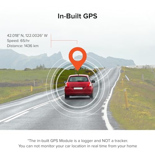 Image of VW Car Dash Camera VW100 Dash Cam| Full HD 1080p | Wide Angle View | G-Sensor | WiFi | Hard Wire Kit (Car Charger Not Included) | Emergency Recording
