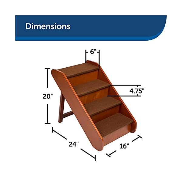 Lightweight Wood Pet Steps