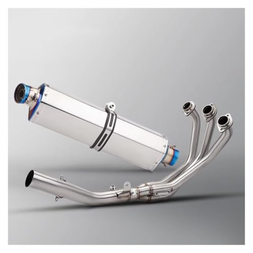 Tuyau d'échappement moto 51mm TYPE-E pour FZ09 XSR900 ligne complète inox
