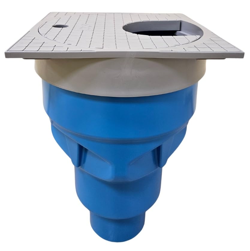 Regensinkkasten | Regenrohrablauf | Dachrinnenablauf DN250.03 für beliebige Ablauftiefen