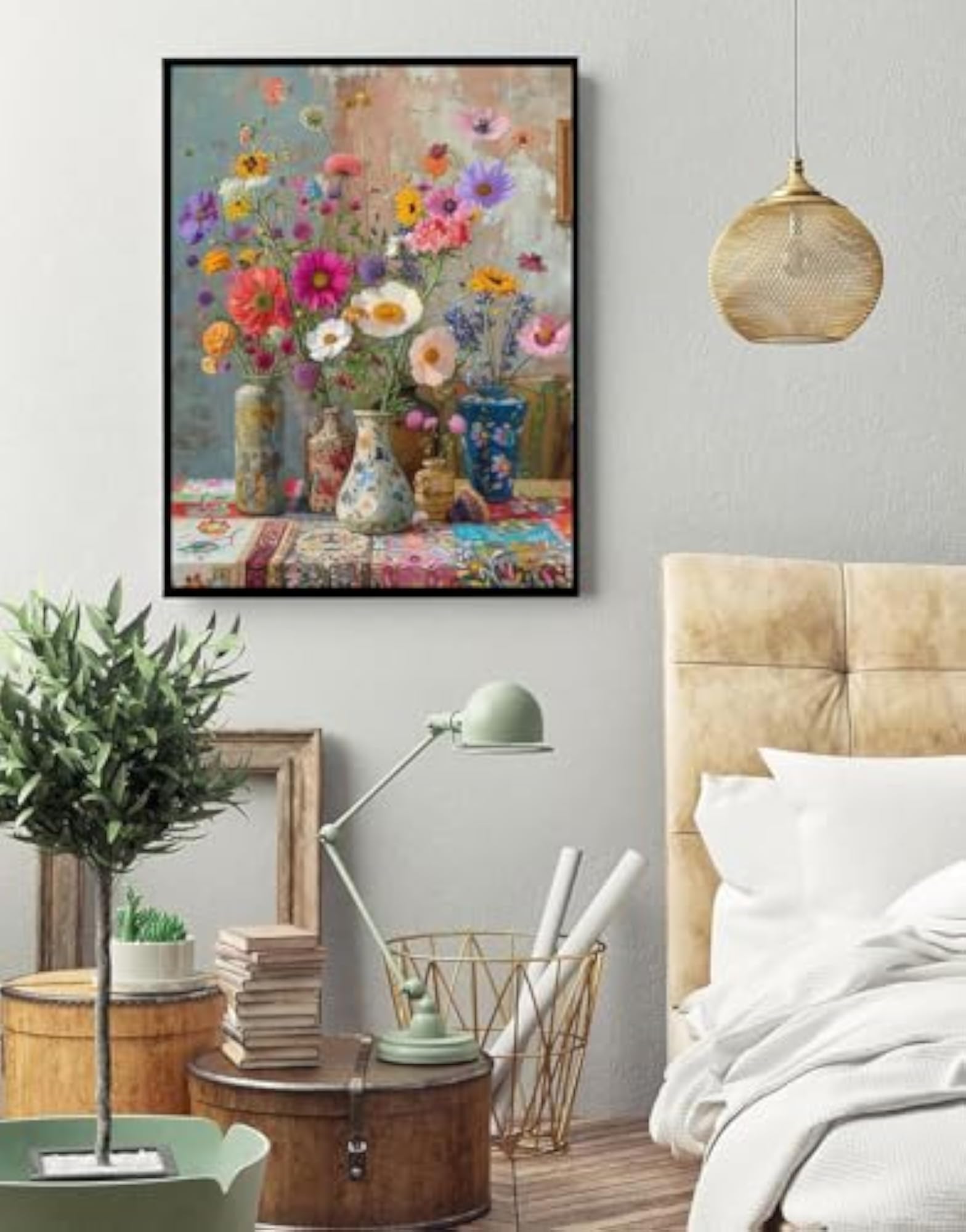 Colorful Flowers 5D Diamond Painting Kit