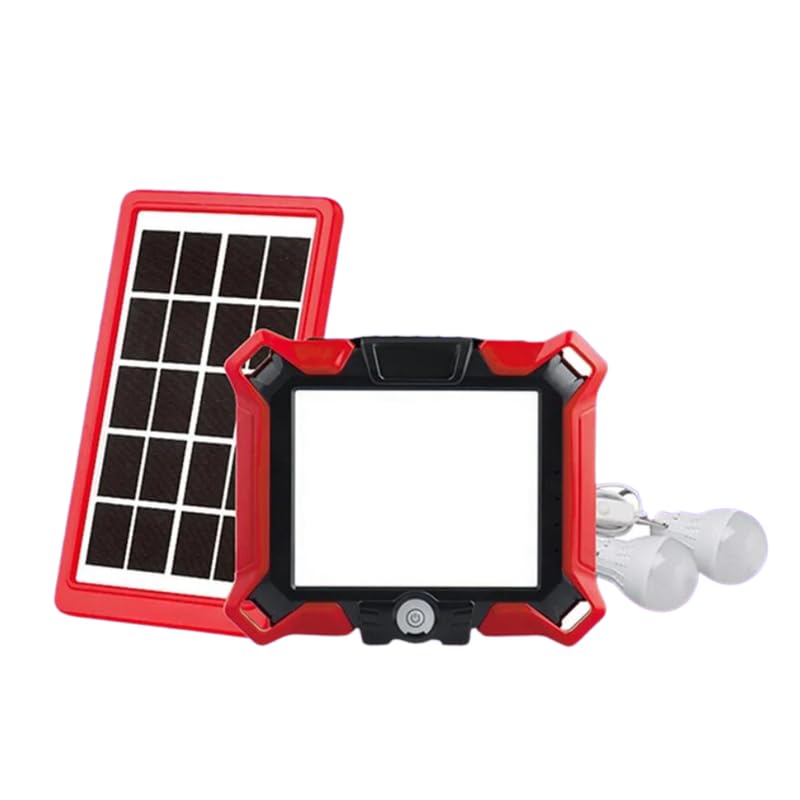Image of Drumstone ๐๐-๐๐๐๐ซ ๐๐๐ซ๐ซ๐๐ง๐ญ๐ฒ -Portable Solar Light Set | Mobile Power Bank with Solar Panel & LED Lights | Off-Grid, Emergency Power Supply for Outdoor | Thoughtful Gift for Travelers