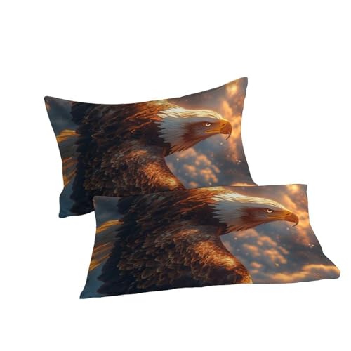 Housse de couette oiseaux imprimé 3D avec microfibre haut de gamme
