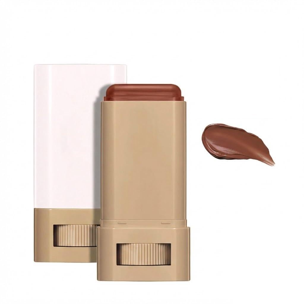 Beauty Balm Serum Enriched Skin Tint Stick – Face Tint Balm Foundation with Serum Benefits, Buildable Coverage, Moisturizing Concealer Stick for Glowing Skin & Flawless Finish (02 Rich Caramel)