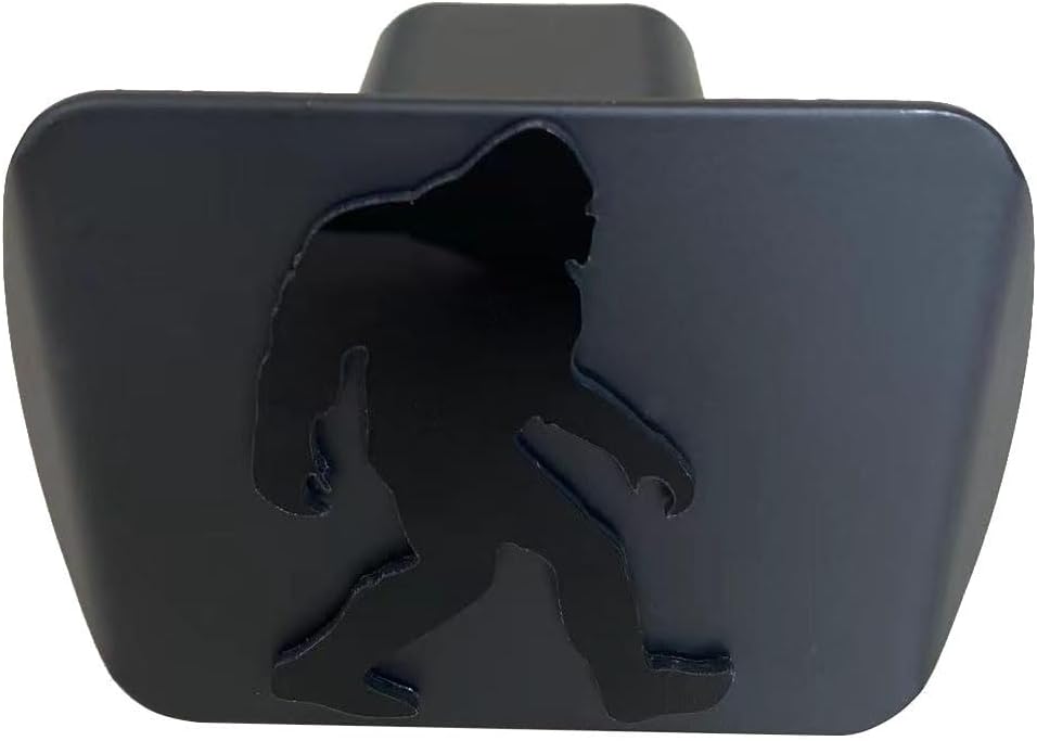 Custom 3D Metal Trailer Hitch Cover for 2'' Towing Rear Receiver Plug Cover Sasquatch BigFoot ALPHA Emblem Cool Cars SUV Pickup Trucks Heavy Duty, TCG-550