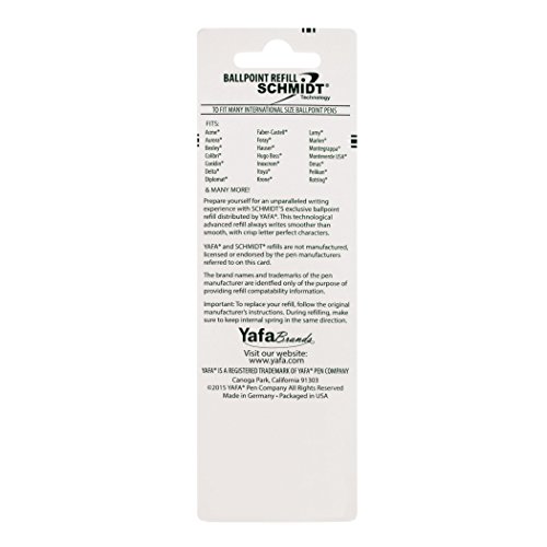 Image of Schmidt Easy Flow 9000 Hybrid Ballpoint Medium Black, 6 Pack Blister (SC58203)