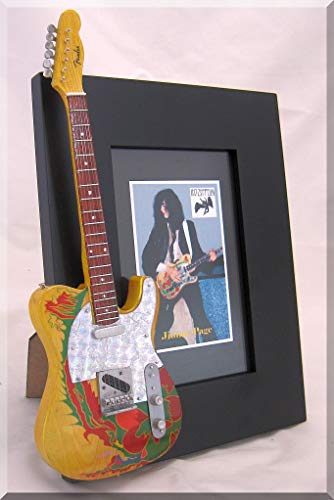 JIMMY PAGE Cadre photo miniature pour guitare LED ZEPPELIN Dragon - Les Beatles, Paul McCartney, John Lennon, RIngo Starr, George Harrison JIMMY PAGE Cadre photo miniature pour guitare LED ZEPPELIN Dragon