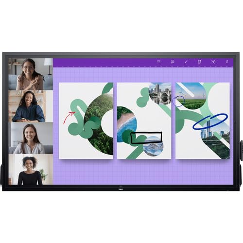 Dell 75 4K Interactive Touch Monitor - P7524QT Black