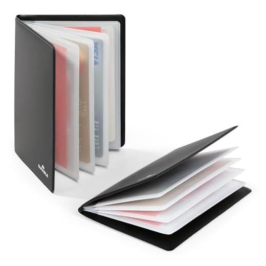 Durable 230958 kreditkortsfodral med Rfid-skydd (kortfodral för 8 kort) svart