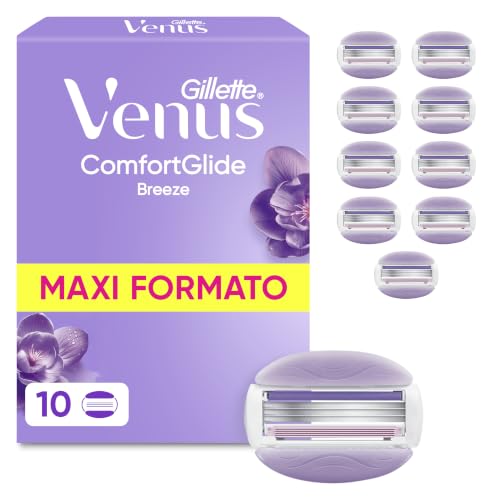 Gillette Venus Comfortglide Breeze 10 Lamette per Rasoio Donna