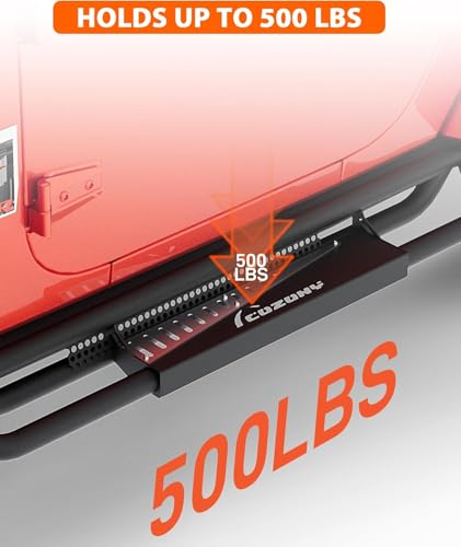 Estribos 6 pulgadas negro para Chevy Colorado 2015-2025 miniatura 5