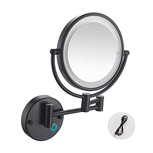 Miroir maquillage mural LED rechargeable JCAKES miroir grossissant - 2