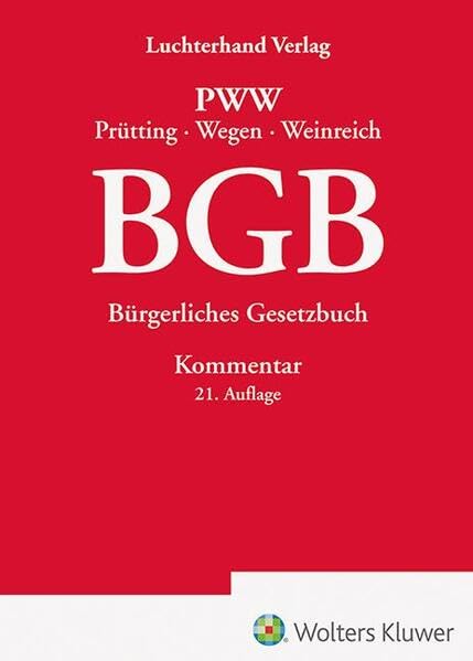 BGB Kommentar: Bürgerliches Gesetzbuch – Kommentar