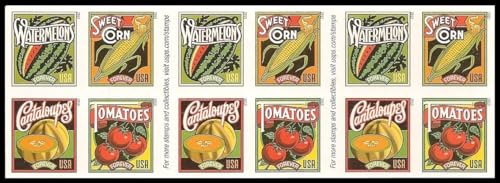 Summer Harvest Sheet of 20 x Forever US Postage Stamps