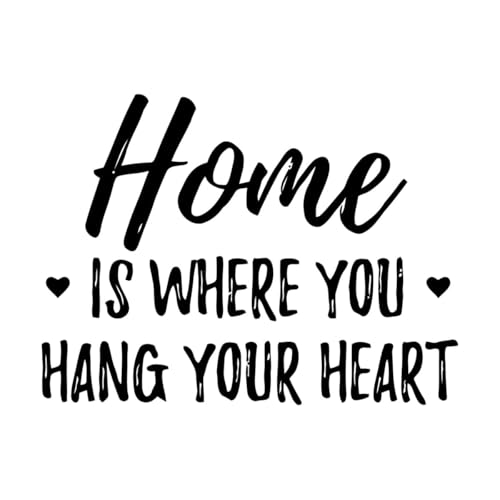 Casa dove il tuo cuore è fonte di ispirazione Murales