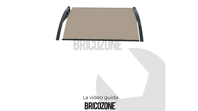 Pensilina In Policarbonato 100x240cm - Tettoia Esterna Modulabile, Trasparente E Resistente - Foto 10