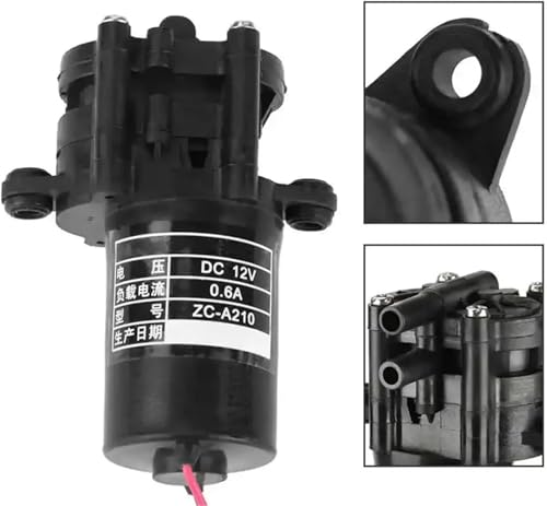 Pompe effluents auto-amorçante 12V miniature haute efficacité pour évacuation wc
