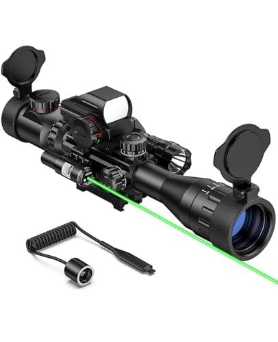 MidTen 2.5-10X40 AO 6-in-1 Rifle Scope Combo Dual