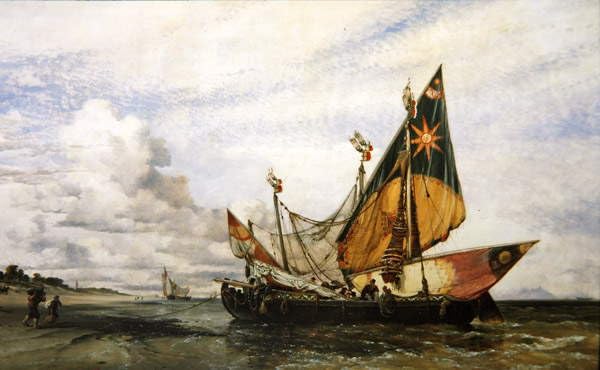 Art tableau scène de plage Cooke pour habiller un mur vide avec élégance 60x90cm