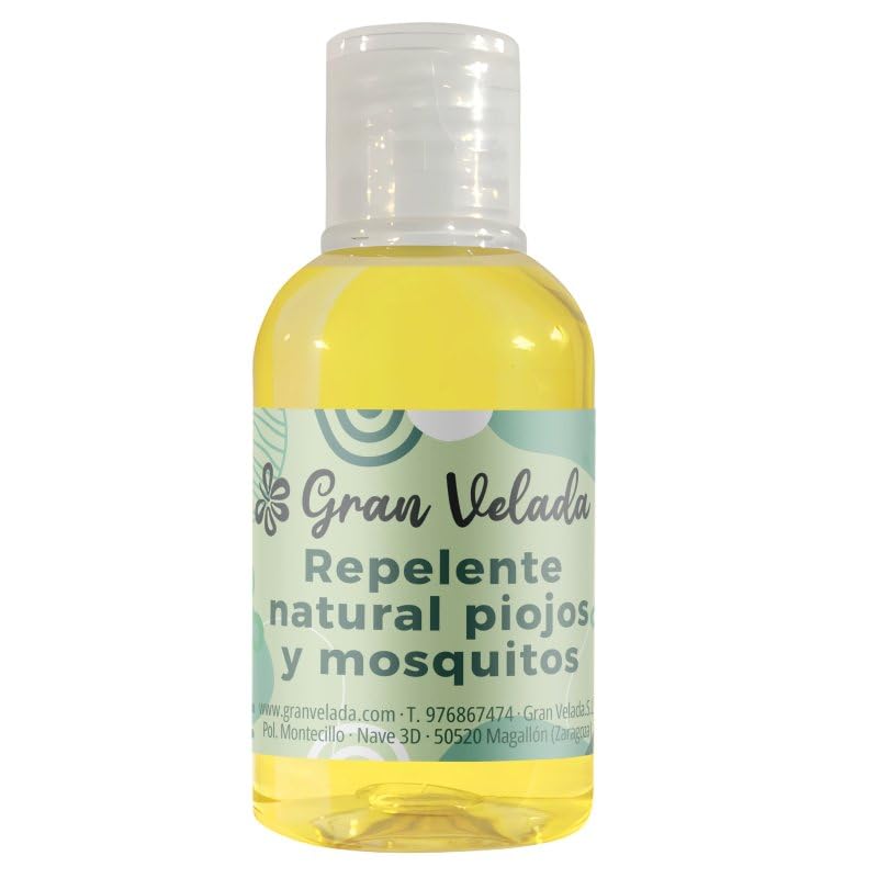 Gran Velada - Repelente Natural Piojos y Mosquitos 1000 ml | Ingrediente Cosmético Multifuncional | Repelente Natural para Piel y Animales