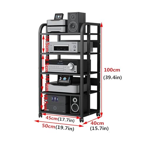 Meuble pour composants audio support stéréo et étagère de CD hifi - 2