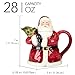 Santa’s Secret 3-D Holiday Teapot – Pour festive warmth with this charming Santa teapot, a collectible piece that brightens any tea or holiday gathering