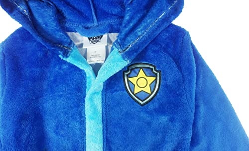 Nickelodeon Toddler Boys Paw Patrol 3D Plush Robe (3T, Chase) #TOP5