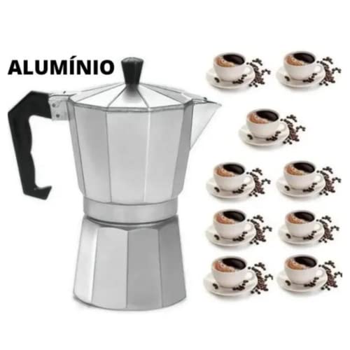 Cafeteira Italiana 9 Xícaras Alumínio Wincy