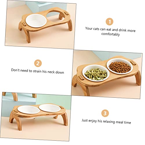 Protection pour cou de chat : gamelle haute avec distributeur d'eau automatique