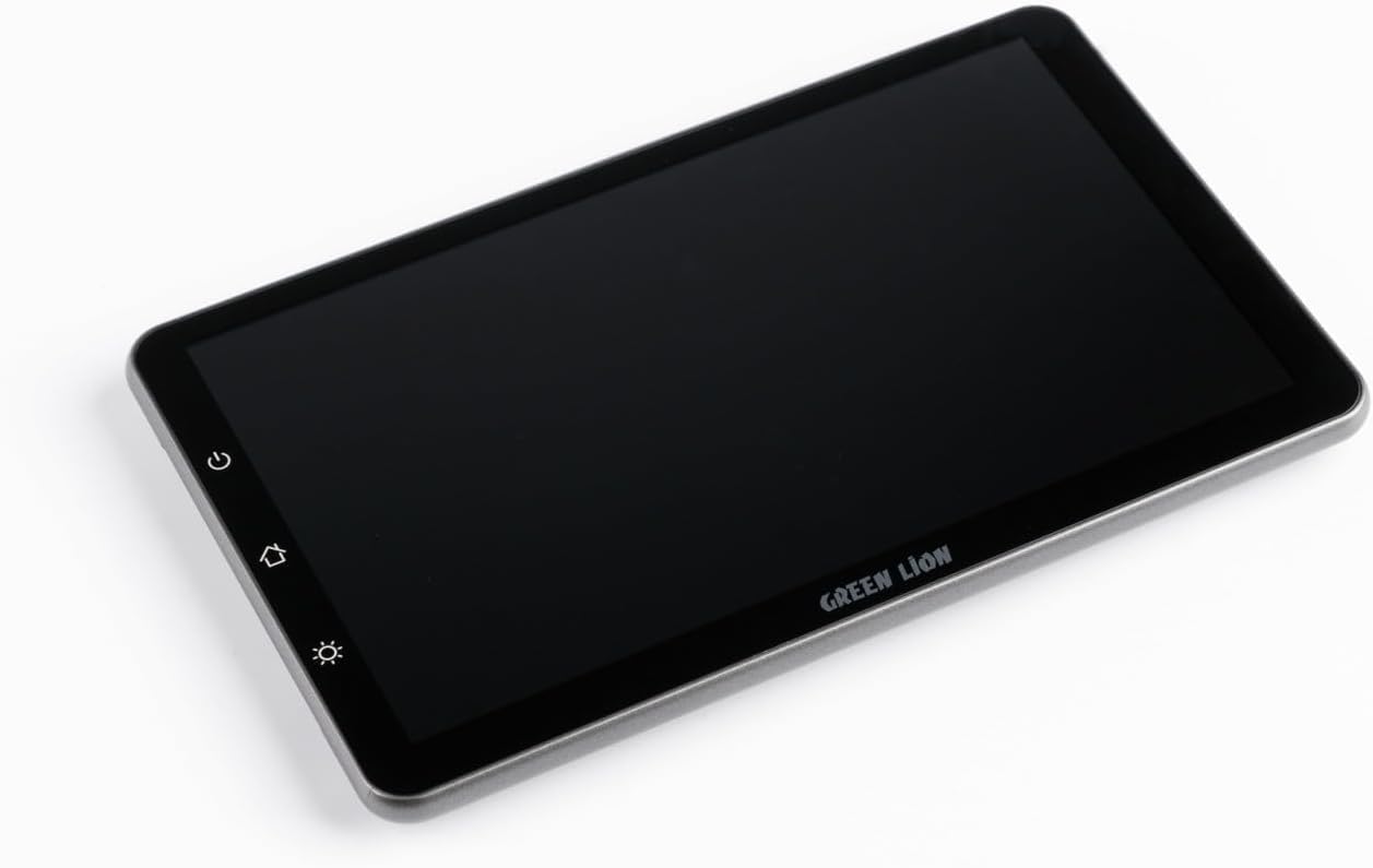 Green Lion Portable Wireless Touch Screen Carplay/Android Auto - Black