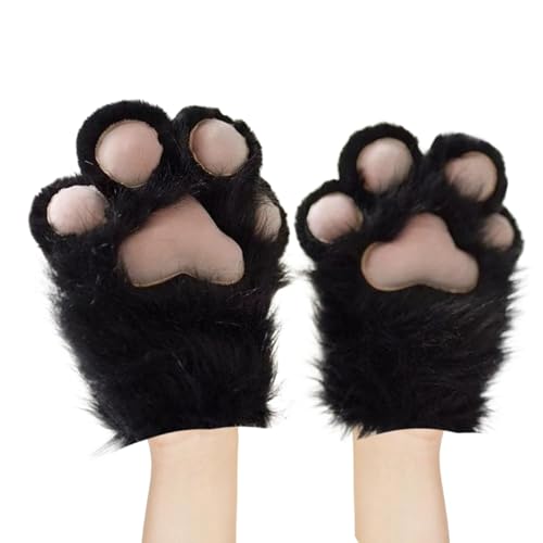 Furry Paws - Kit de aseo para mascotas de lujo, suministros de aseo para perros todo en | Guantes con forma de pata de gato de felpa de dibujos animados, herramientas profesionales para el cuidado