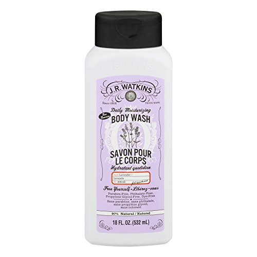 J R Watkins Body Wash, Lavender, 18 fl oz (532 ml)