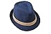 Dantiya Little Boys' Kids Linen Straw Band Fedoras Hat Caps