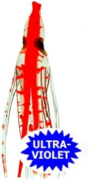 Silver Horde 10100244 Micro Squid Octopus 1.5 134 5/pkg. Ultra-Violet/Flame Spatter