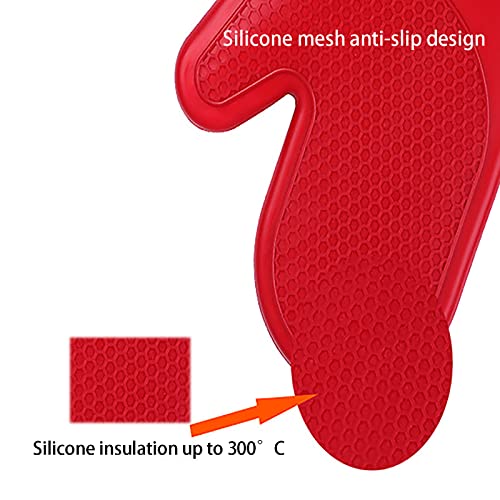 Gants de cuisine résistants à la chaleur 300℃ pour cuisson sûre