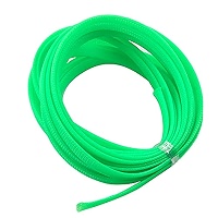 Gaine Tressée Extensible Othmro PET Vert Fluo – 13 M X 4 Mm – Protection Câble Haute Température