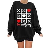 PTLLEND Tunika Damen Langarm Women's T-Shirt Asymmetrical Oversize Shirts Pullover Loose Tops Long Sleeve Shirts Blouse Tops Sweatshirt Casual Tee