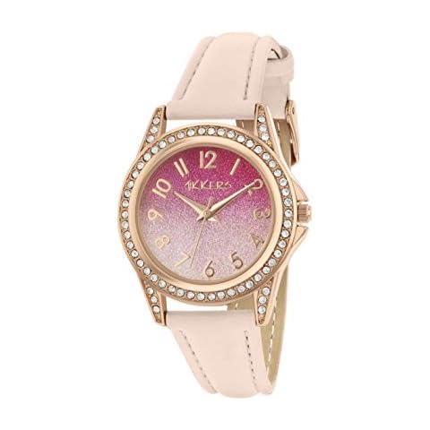 Tikkers Shimmer Pink Glitter Dial Watch Cover